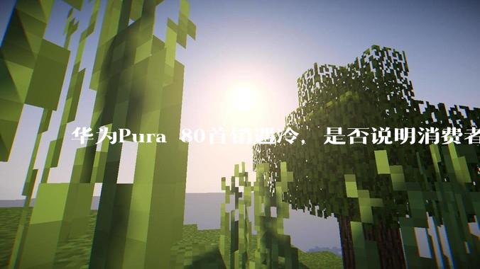 华为Pura 80首销遇冷，是否说明消费者已经开始对麒麟芯片性能有所觉醒？
